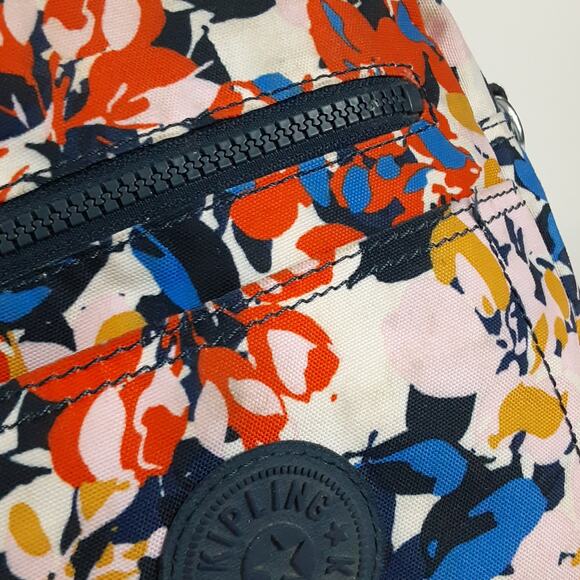 Kipling Maxx Convertible Backpack Shoulder Bag Splashy Posies & Wallet + Monkey main image 12